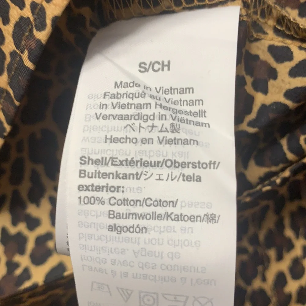 NWT J Crew leopard print long sleeve blouse S
